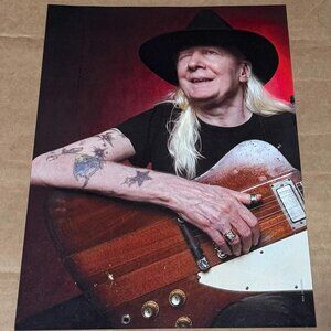 JOHNNY WINTER - 2010 - Music Print Ad Photo
